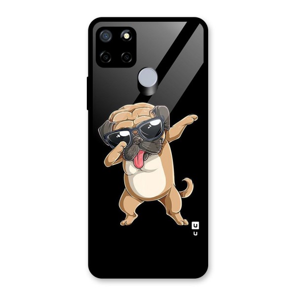 Dab Cool Dog Glass Back Case for Realme C15