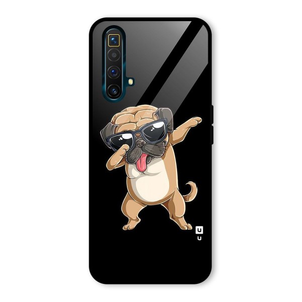 Dab Cool Dog Glass Back Case for Realme X3 SuperZoom