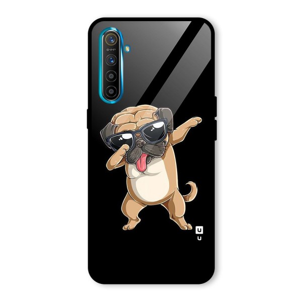 Dab Cool Dog Glass Back Case for Realme XT