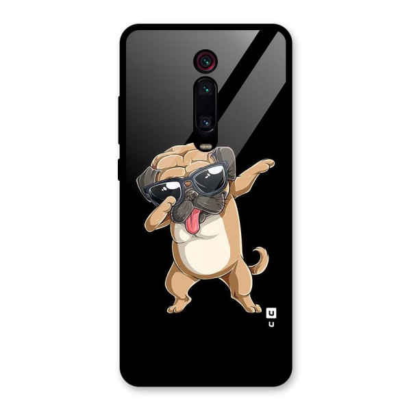 Dab Cool Dog Glass Back Case for Redmi K20 Pro