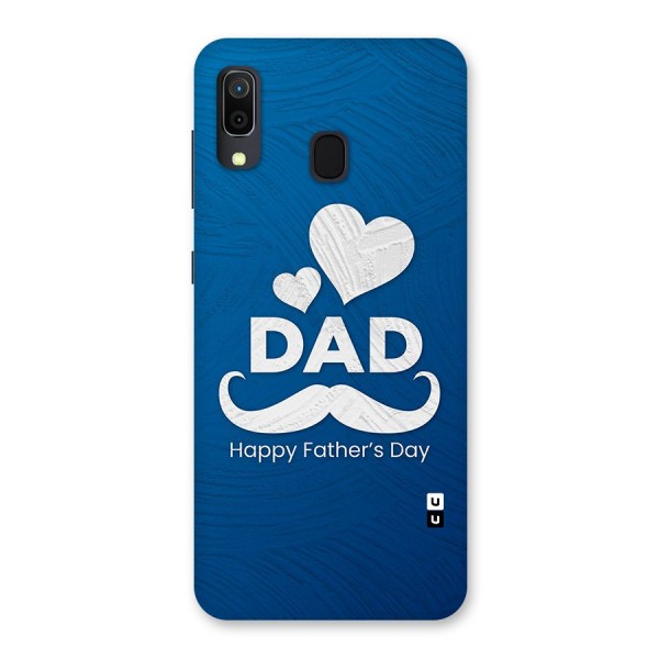 Dad Happy Fathers Day Back Case for Galaxy A20