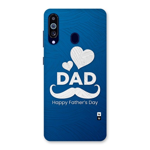 Dad Happy Fathers Day Back Case for Galaxy A60