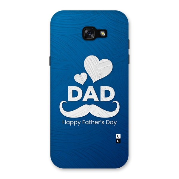 Dad Happy Fathers Day Back Case for Galaxy A7 (2017)