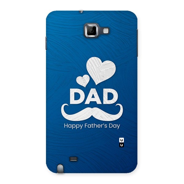 Dad Happy Fathers Day Back Case for Galaxy Note