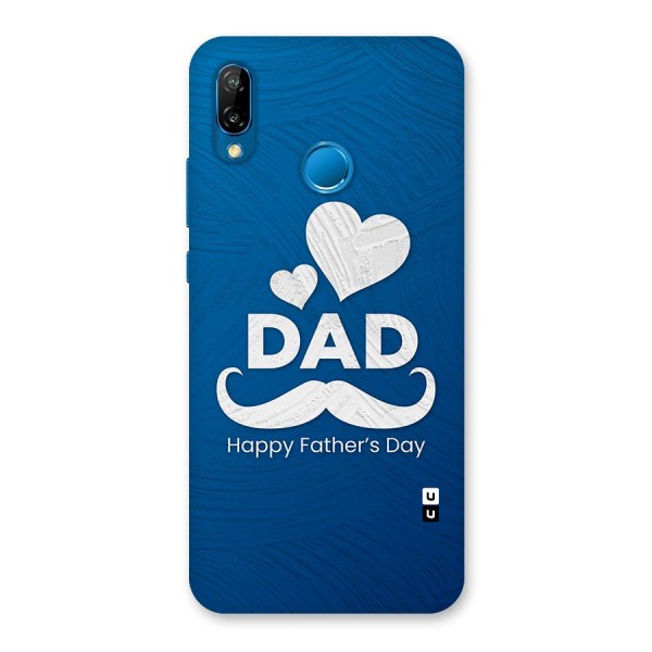 Dad Happy Fathers Day Back Case for Huawei P20 Lite