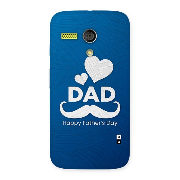 Dad Happy Fathers Day Back Case for Moto G