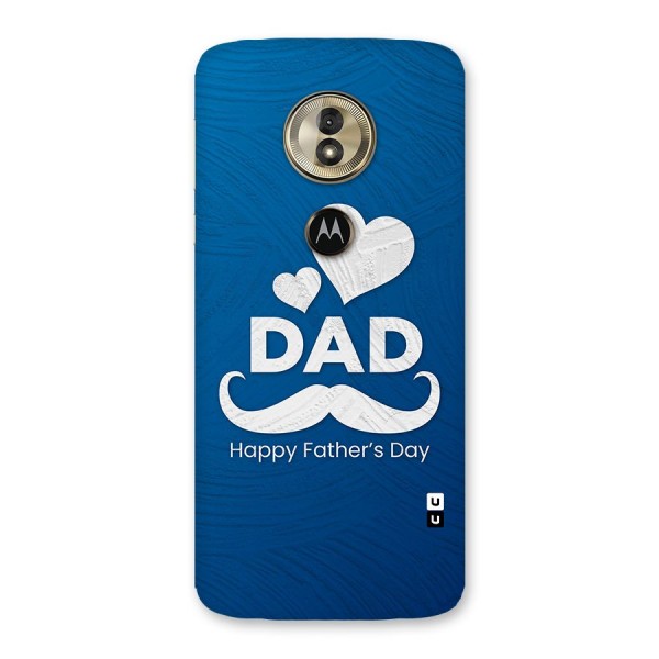 Dad Happy Fathers Day Back Case for Moto G6 Play