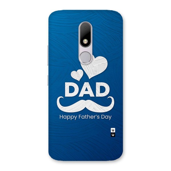 Dad Happy Fathers Day Back Case for Moto M