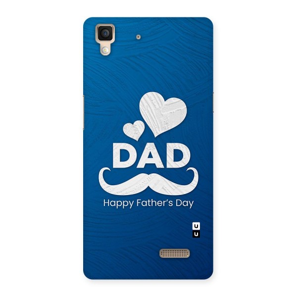 Dad Happy Fathers Day Back Case for Oppo R7