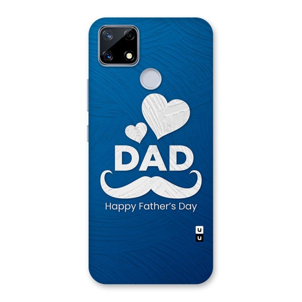 Dad Happy Fathers Day Glass Back Case for Realme Narzo 20