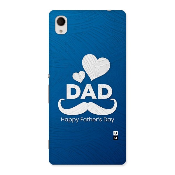 Dad Happy Fathers Day Back Case for Sony Xperia M4