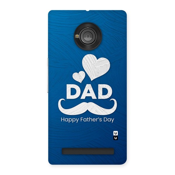 Dad Happy Fathers Day Back Case for Yu Yuphoria