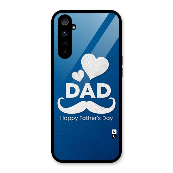 Dad Happy Fathers Day Glass Back Case for Realme 6