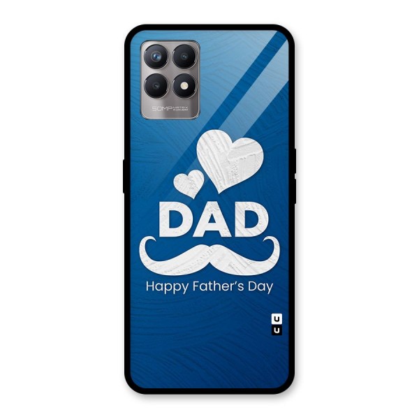 Dad Happy Fathers Day Glass Back Case for Realme 8i