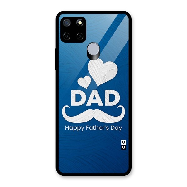 Dad Happy Fathers Day Glass Back Case for Realme C12