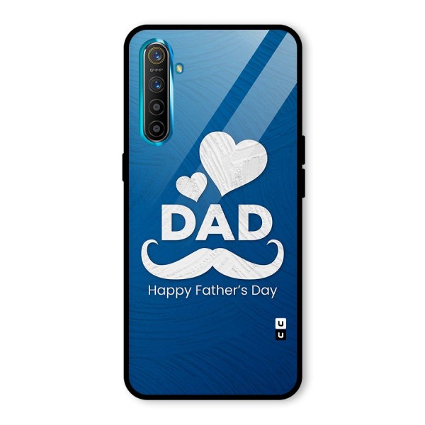 Dad Happy Fathers Day Glass Back Case for Realme XT