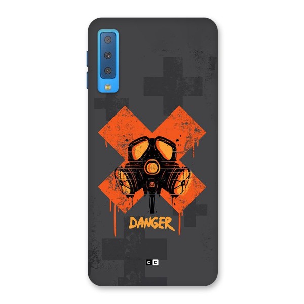 Danger Mask Back Case for Galaxy A7 (2018)