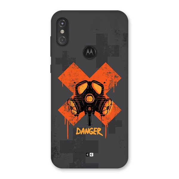 Danger Mask Back Case for Motorola One Power