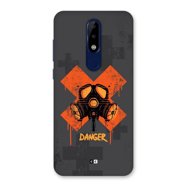 Danger Mask Back Case for Nokia 5.1 Plus