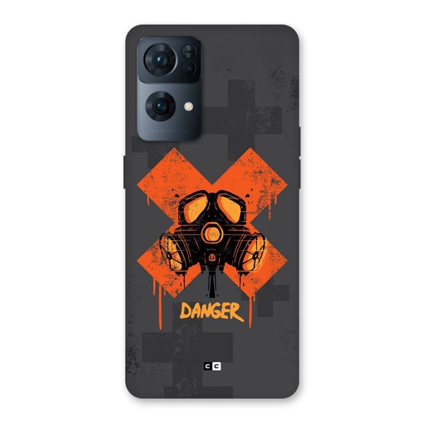 Danger Mask Back Case for Oppo Reno7 Pro 5G