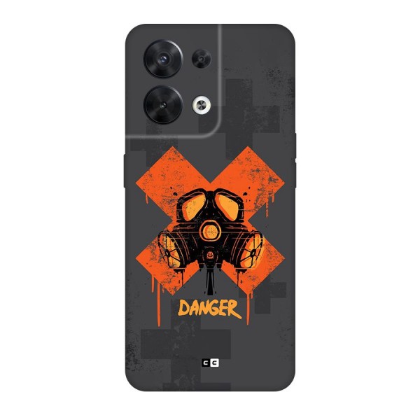 Danger Mask Back Case for Oppo Reno8 5G