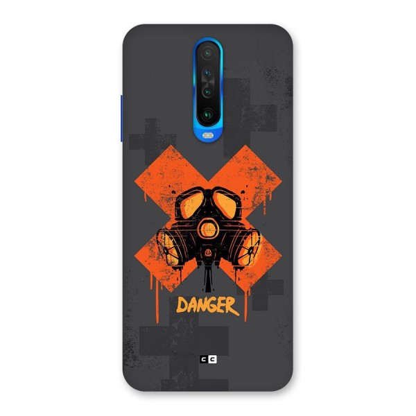 Danger Mask Back Case for Poco X2