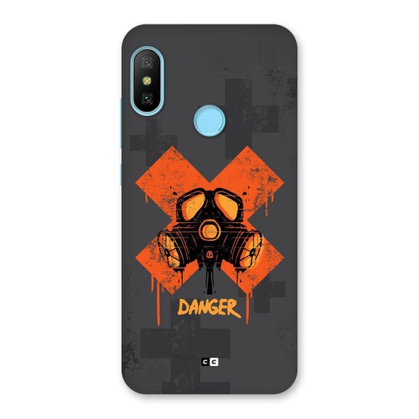 Danger Mask Back Case for Redmi 6 Pro