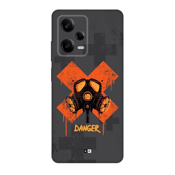 Danger Mask Back Case for Redmi Note 12 Pro