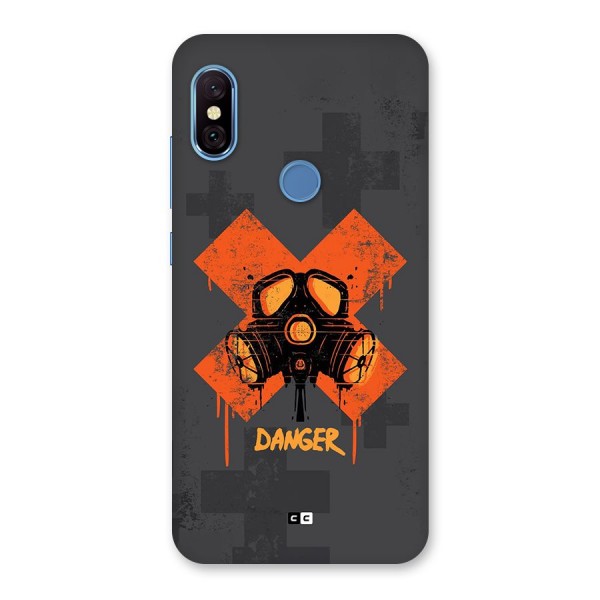 Danger Mask Back Case for Redmi Note 6 Pro