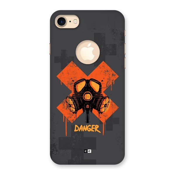 Danger Mask Back Case for iPhone 8 Logo Cut