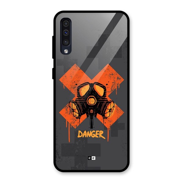 Danger Mask Glass Back Case for Galaxy A50s