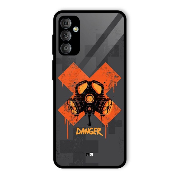 Danger Mask Glass Back Case for Galaxy F23