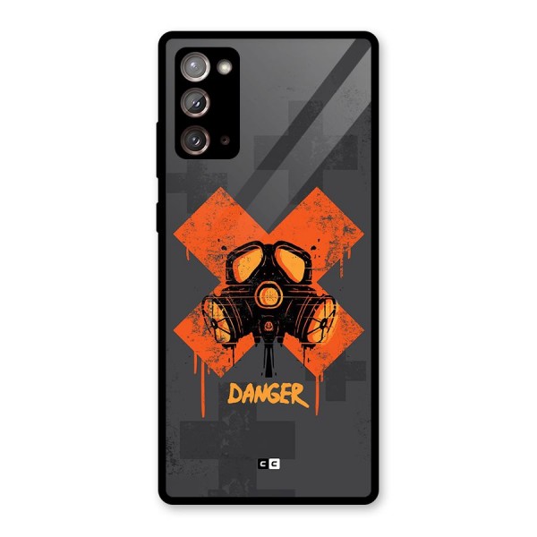 Danger Mask Glass Back Case for Galaxy Note 20