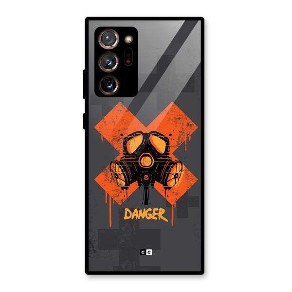 Danger Mask Glass Back Case for Galaxy Note 20 Ultra