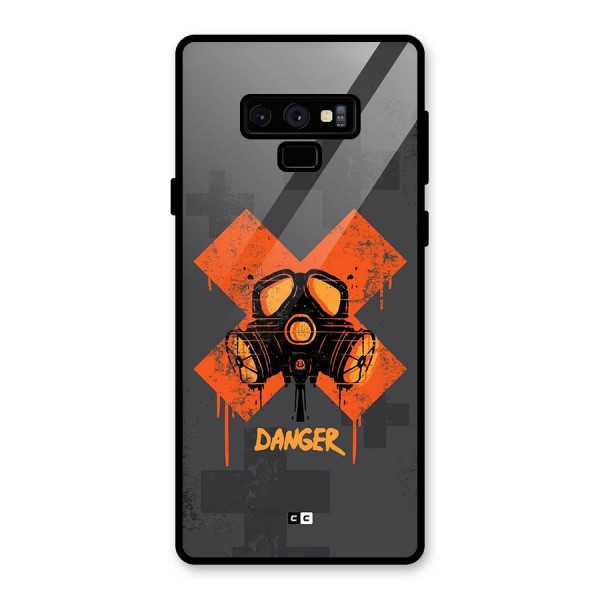 Danger Mask Glass Back Case for Galaxy Note 9