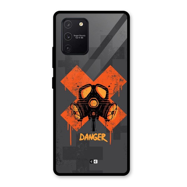 Danger Mask Glass Back Case for Galaxy S10 Lite