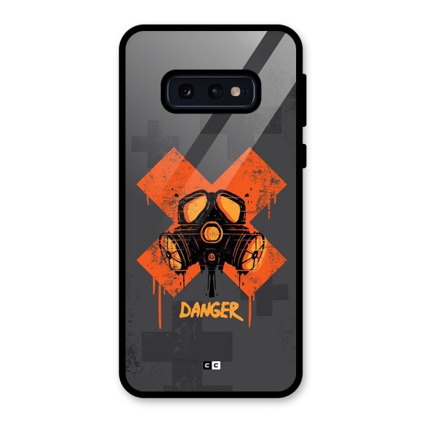 Danger Mask Glass Back Case for Galaxy S10e