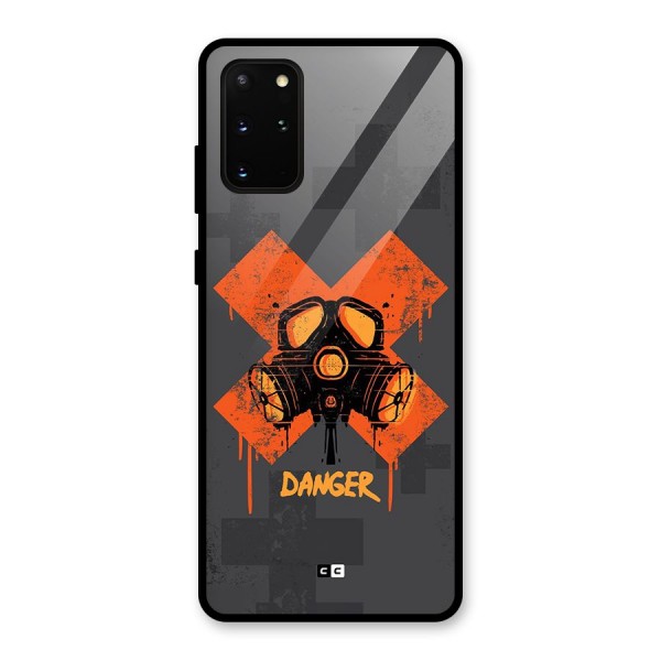 Danger Mask Glass Back Case for Galaxy S20 Plus