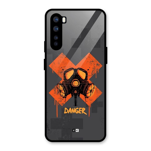 Danger Mask Glass Back Case for OnePlus Nord