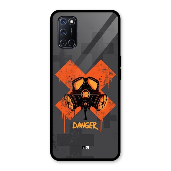 Danger Mask Glass Back Case for Oppo A52