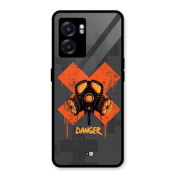 Danger Mask Glass Back Case for Oppo K10 (5G)