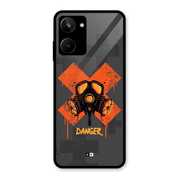 Danger Mask Glass Back Case for Realme 10