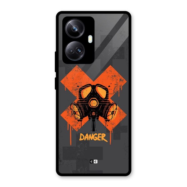 Danger Mask Glass Back Case for Realme 10 Pro Plus