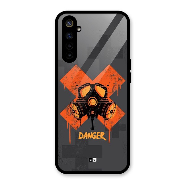 Danger Mask Glass Back Case for Realme 6