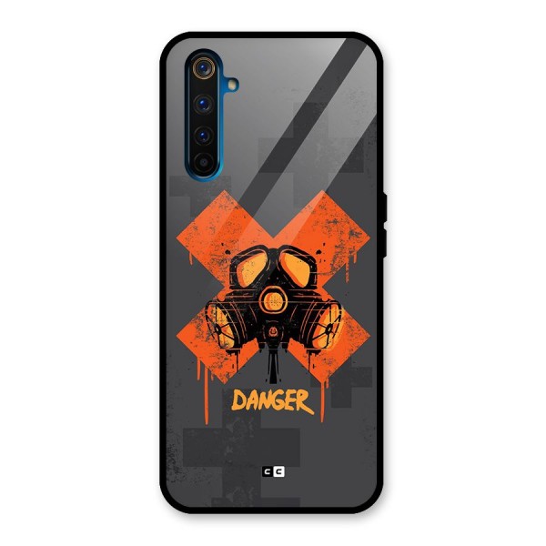 Danger Mask Glass Back Case for Realme 6 Pro