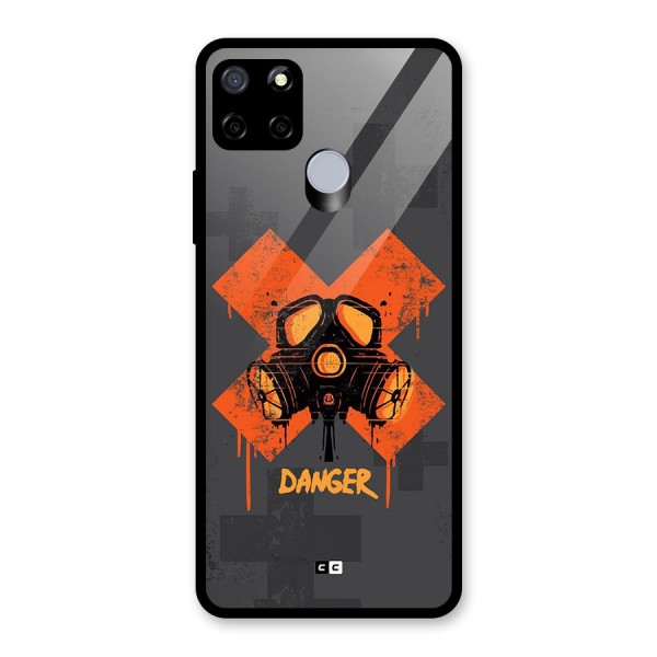 Danger Mask Glass Back Case for Realme C12