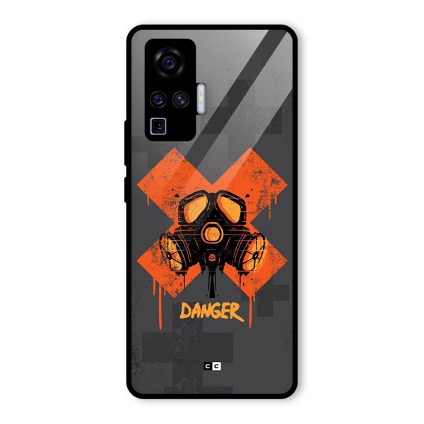 Danger Mask Glass Back Case for Vivo X50 Pro