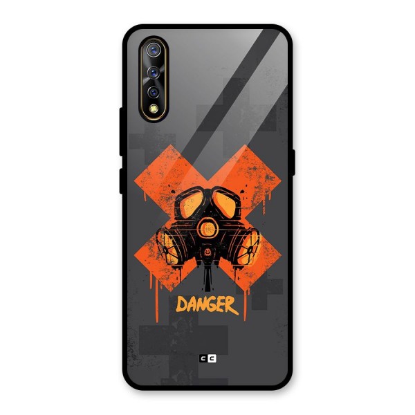 Danger Mask Glass Back Case for Vivo Z1x