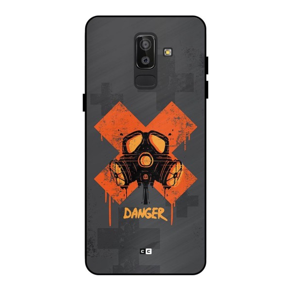 Danger Mask Metal Back Case for Galaxy J8