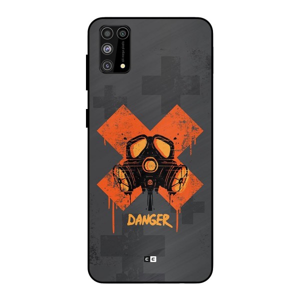 Danger Mask Metal Back Case for Galaxy M31